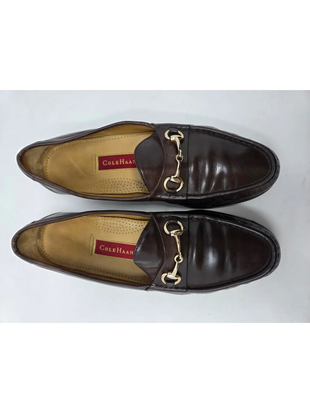 Cole Haan Mens Brown Leather Horsebit Loafers Size 9.5 M